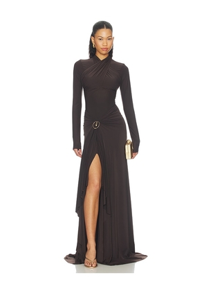 Deme by Gabriella June Gown in Brown. Size XS. Also in M.