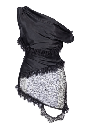 Paris Georgia Mae Ballerina Draped Lace Top - Moda Operandi