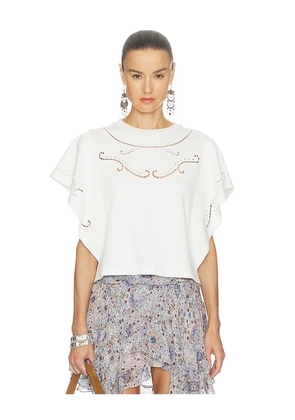 Isabel Marant Etoile Eoline Top in White. Size M. Also in XS, S, L, XL.
