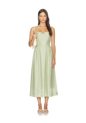 HEARTLOOM Kaelin Dress in Sage. Size XS. Also in S, M, L, XL.