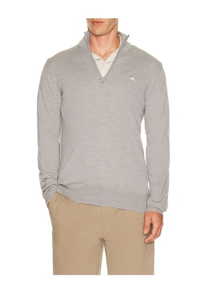 J.Lindeberg Kian Knitted Sweater in Grey. Size S. Also in M, L, XL/1X.