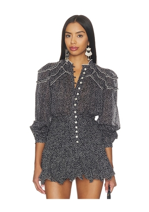 Isabel Marant Etoile Christa Blouse in Black. Size 34/2. Also in 36/4, 38/6, 40/8, 42/10.