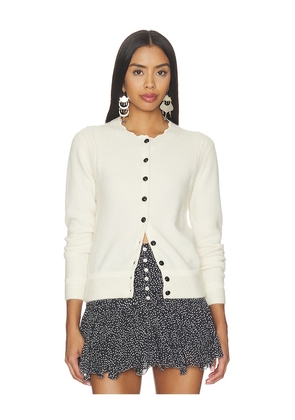 Isabel Marant Etoile Naia Cardigan in Cream. Size 34/2. Also in 36/4, 38/6, 40/8, 42/10.