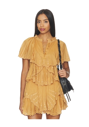 Isabel Marant Etoile Lorna Short Sleeve Top in Brown. Size 34/2. Also in 36/4, 38/6, 40/8, 42/10.