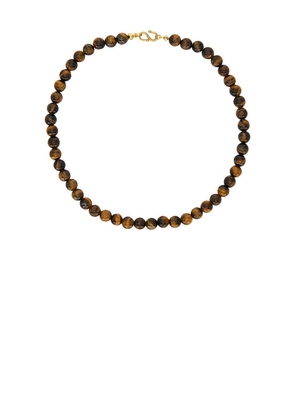 Heaven Mayhem Sol Necklace in Brown.