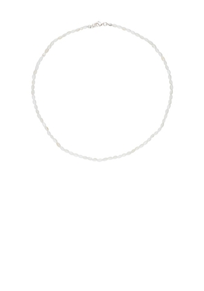 Heaven Mayhem La Perla Necklace in White.