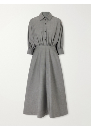 Altuzarra - Eleanor Wool-blend Midi Dress - Gray - FR 34,FR 36,FR 38,FR 40,FR 42,FR 44,FR 46