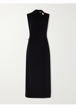 Altuzarra - Betsy Embellished Stretch-jersey Midi Dress - Black - FR 34,FR 36,FR 38,FR 40,FR 42,FR 44,FR 46