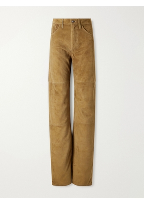 Altuzarra - Mills Suede Straight-leg Pants - Brown - FR 34,FR 36,FR 38,FR 40,FR 42,FR 44