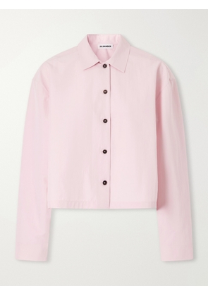 Jil Sander - Cropped Poplin Shirt - Pink - IT38,IT40,IT42,IT44,IT46