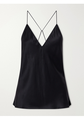 Nili Lotan - Emile Silk-satin Cami - Black - x small,small,medium,large,x large