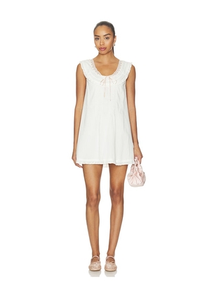 LPA Georgie Mini Dress in Cream. Size XS. Also in S, M, L, XL.