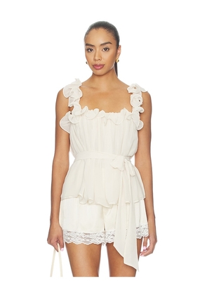 LPA Ilaria Top in Cream. Size XXS. Also in XS, S, M, L, XL.