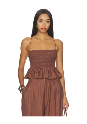 Mother of All Taylor Top in Brown. Size XS. Also in S, M.
