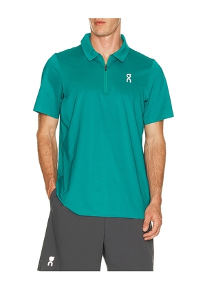 On Court Polo in Green. Size XS. Also in S, M, L, XL/1X, XXL/2X.