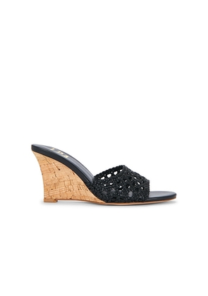 LPA Cane Weave Wedge in Black. Size 5.5. Also in 6, 6.5, 7, 7.5, 8, 8.5, 9, 9.5, 10.
