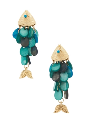 Lovers and Friends Rowan Earrings in Blue.