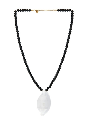 Lovers and Friends Hayden Shell Necklace in Black.