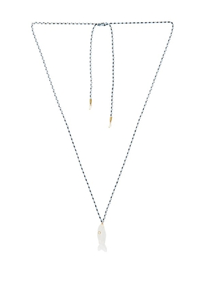 Lovers and Friends Quin Stone Necklace in Blue.