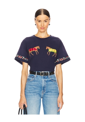 Found x REVOLVE Horse Tee in Navy. Size XS. Also in S, M, L, XL.