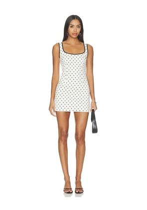 Tularosa Elowen Mini Dress in Black & White. Size XXS. Also in XS, S, M, L, XL.