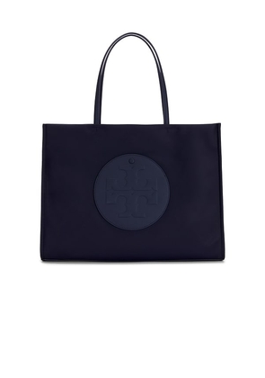 Tory Burch Ella Nylon Tote Bag in Navy.
