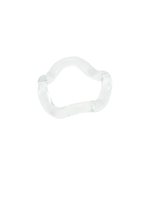Studio Conchita Onda Glass Bracelet in Neutral. Size S/M. Also in M/L.