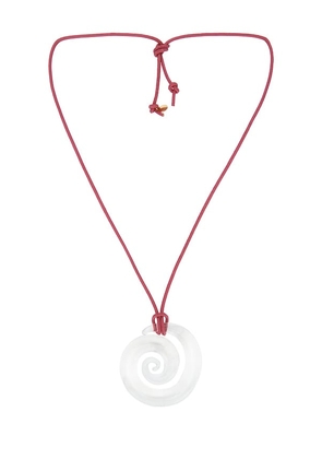 Studio Conchita Georgia Glass Necklace in Pink.