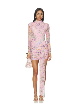 PatBO Heather Mini Dress in Pink. Size 0. Also in 2, 4, 6, 8, 10, 12.