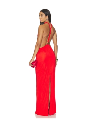 retrofete Blodwen Dress in Red. Size XS. Also in S, M, L, XL.