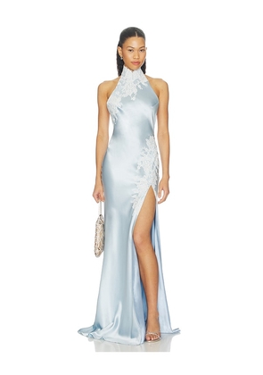 SAU LEE Michelle Gown in Baby Blue. Size 00. Also in 0, 2, 4, 6, 8, 10, 12.
