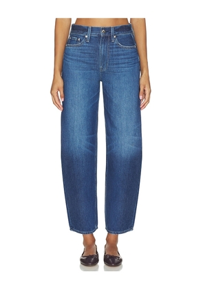 PISTOLA Sacha High Rise Relaxed Barrel Jeans in Blue. Size 23. Also in 24, 25, 26, 27, 28, 29, 30, 31, 32.