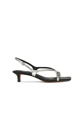 Vince Posie Sandal in Metallic Silver. Size 6. Also in 7, 8, 9, 10.