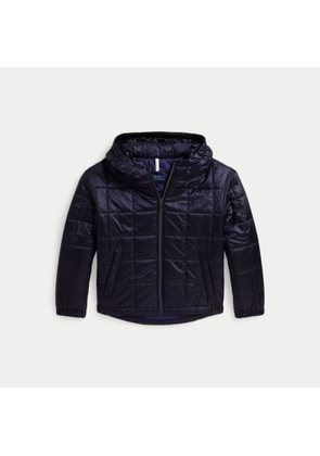 Quilted Metallic Water-Repellent Jacket