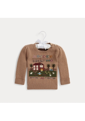 Intarsia-Knit Sampler Jumper