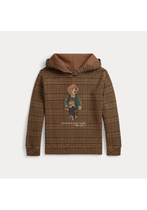 Polo Bear Tweed-Print Hoodie
