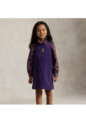 Polo Bear Cotton Corduroy Dress