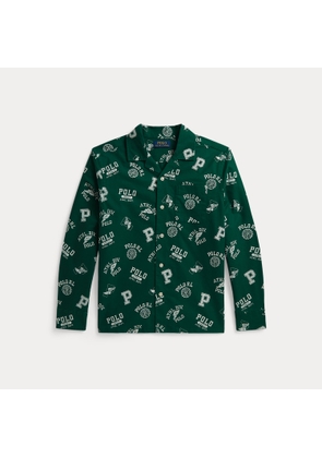 Print Cotton Oxford Shirt