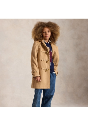 Knit Hooded Toggle Coat