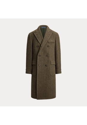 The Herringbone Tweed Polo Coat