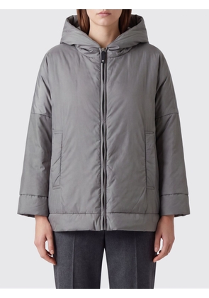 MAX MARA THE CUBE Hooded Short Down Jacket in Technical Fabric with Dropped Shoulders