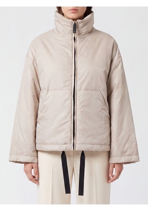 MAX MARA THE CUBE Short Down Jacket in Technical Fabric with High Neck and Drawstring Hem