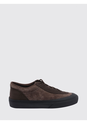 STONE ISLAND Low-Top Trainers in Suede Calfskin with Compass Logo