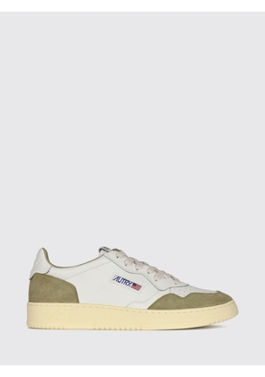 AUTRY Medalist Low Two-Tone Calfskin and Suede Trainers