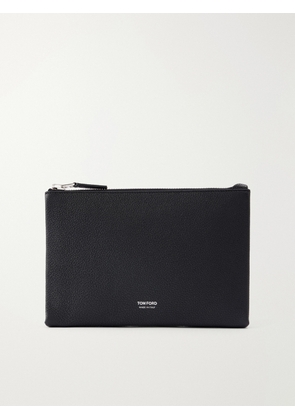 TOM FORD - Leather Pouch - Men - Black