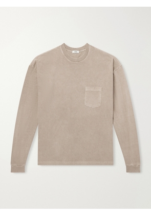 AGOLDE - Lucan Cotton-Jersey T-Shirt - Men - Brown - XS