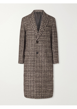Dolce&Gabbana - Checked Wool-Blend Tweed Coat - Men - Brown - IT 46