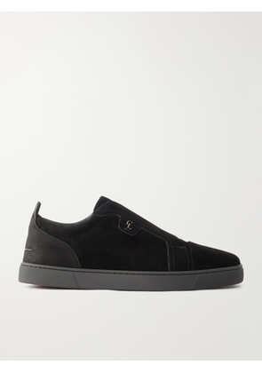 Christian Louboutin - St Louis Suede Sneakers - Men - Black - EU 40