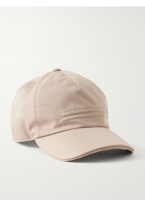Zegna - Logo-Embellished Twill Baseball Cap - Men - Neutrals - S