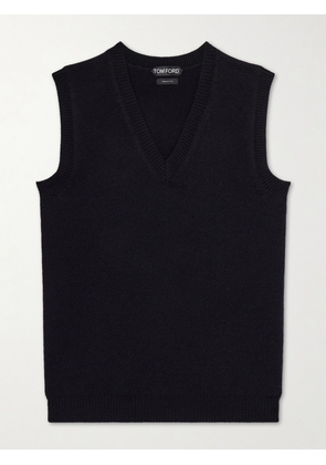 TOM FORD - Cashmere Vest - Men - Black - IT 46